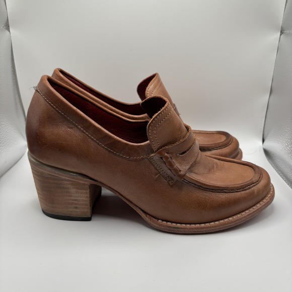 Freebird By Steven Brown Leather Chevelle Women's Heels Size 10 EUC - Picture 5 of 8